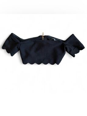 PrettyLittleThing Off-Shoulder Scallop Top